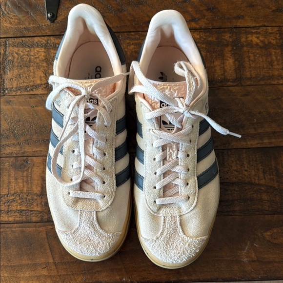 adidas Shoes - adidas Women's Athletic Shoes in Cream and Blue